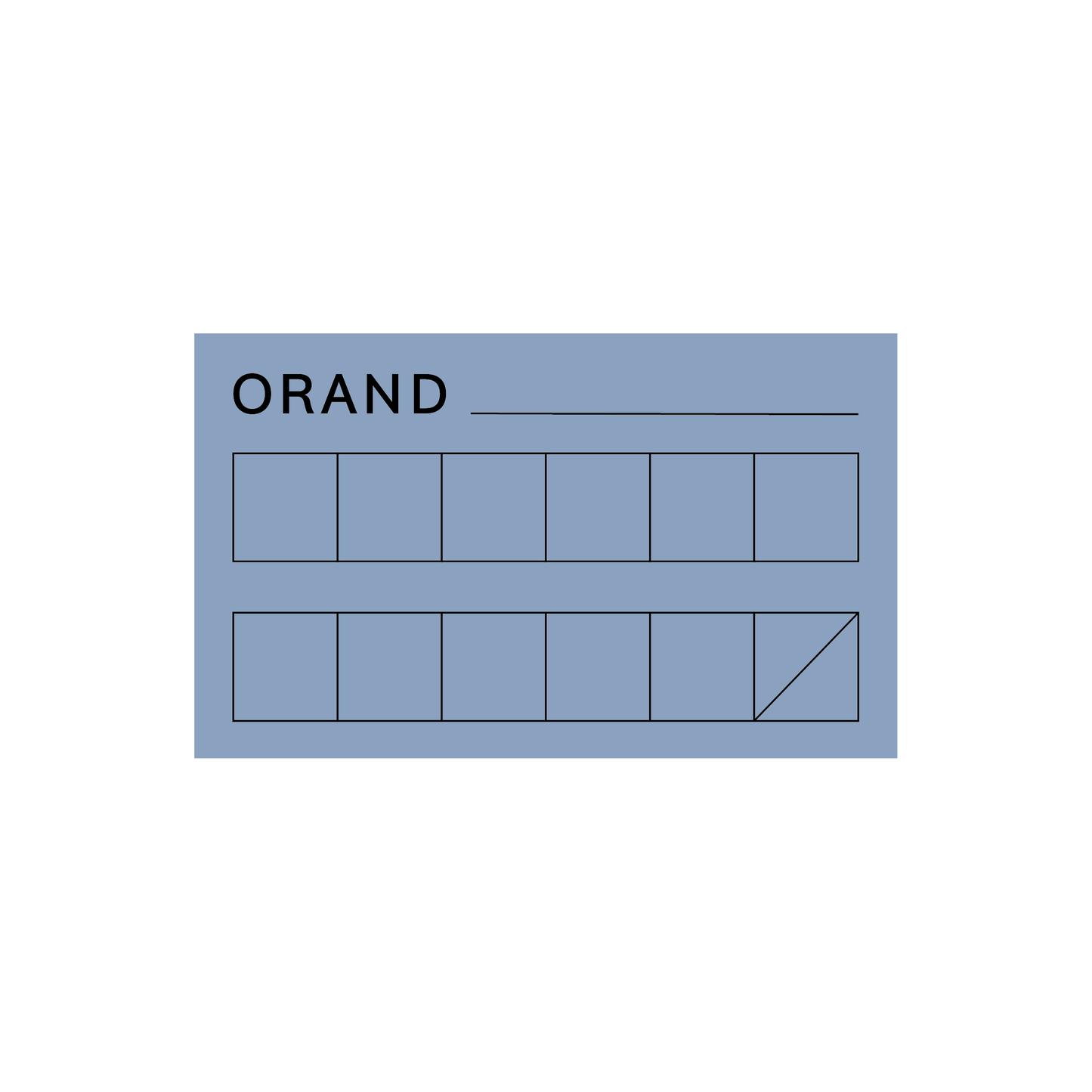 #11 ORAND商品券(1000円×11)