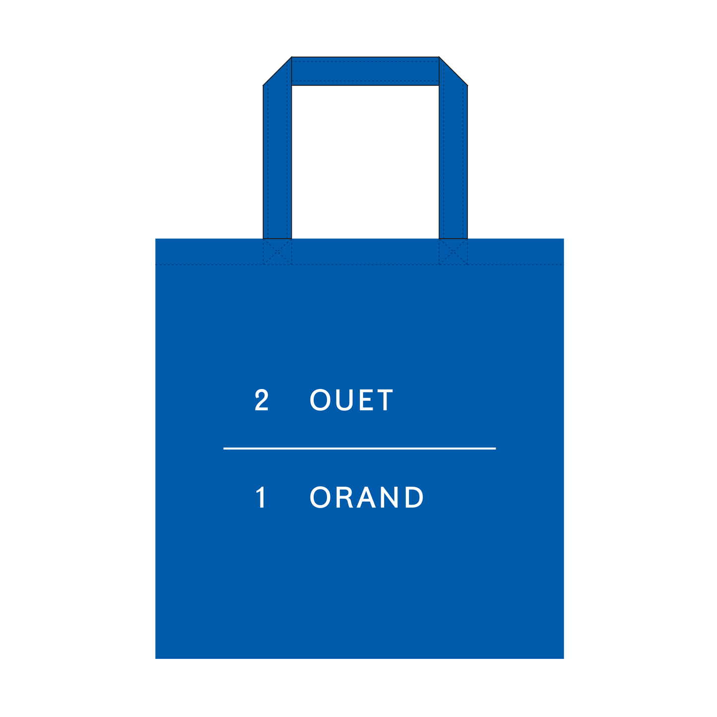 #22 ORAND OUETトートバッグ(青)